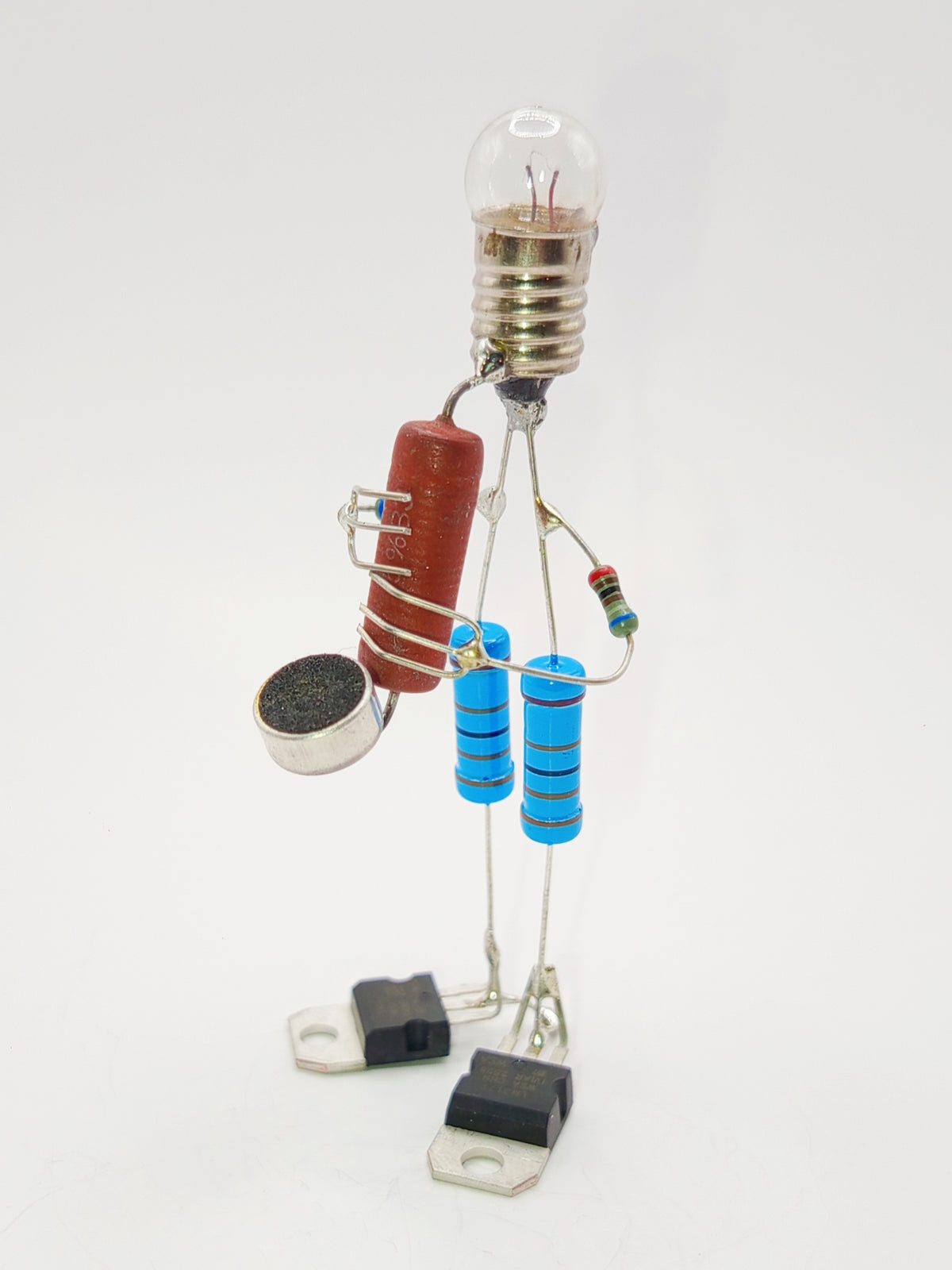 Sculpture électronique - Le saxophoniste
