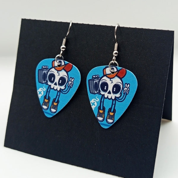 Boucles d'oreilles médiators - TDM casquette