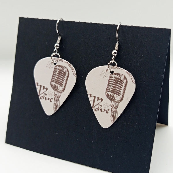 Boucles d'oreilles médiators - Micro