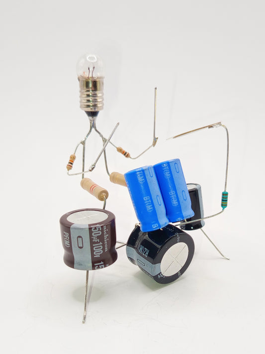 Sculpture électronique - Le batteur