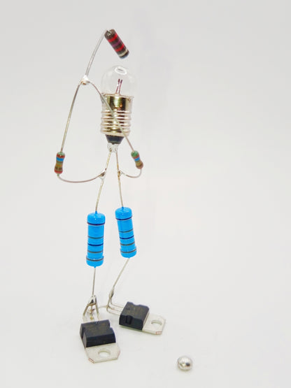 Sculpture électronique - Le golfeur