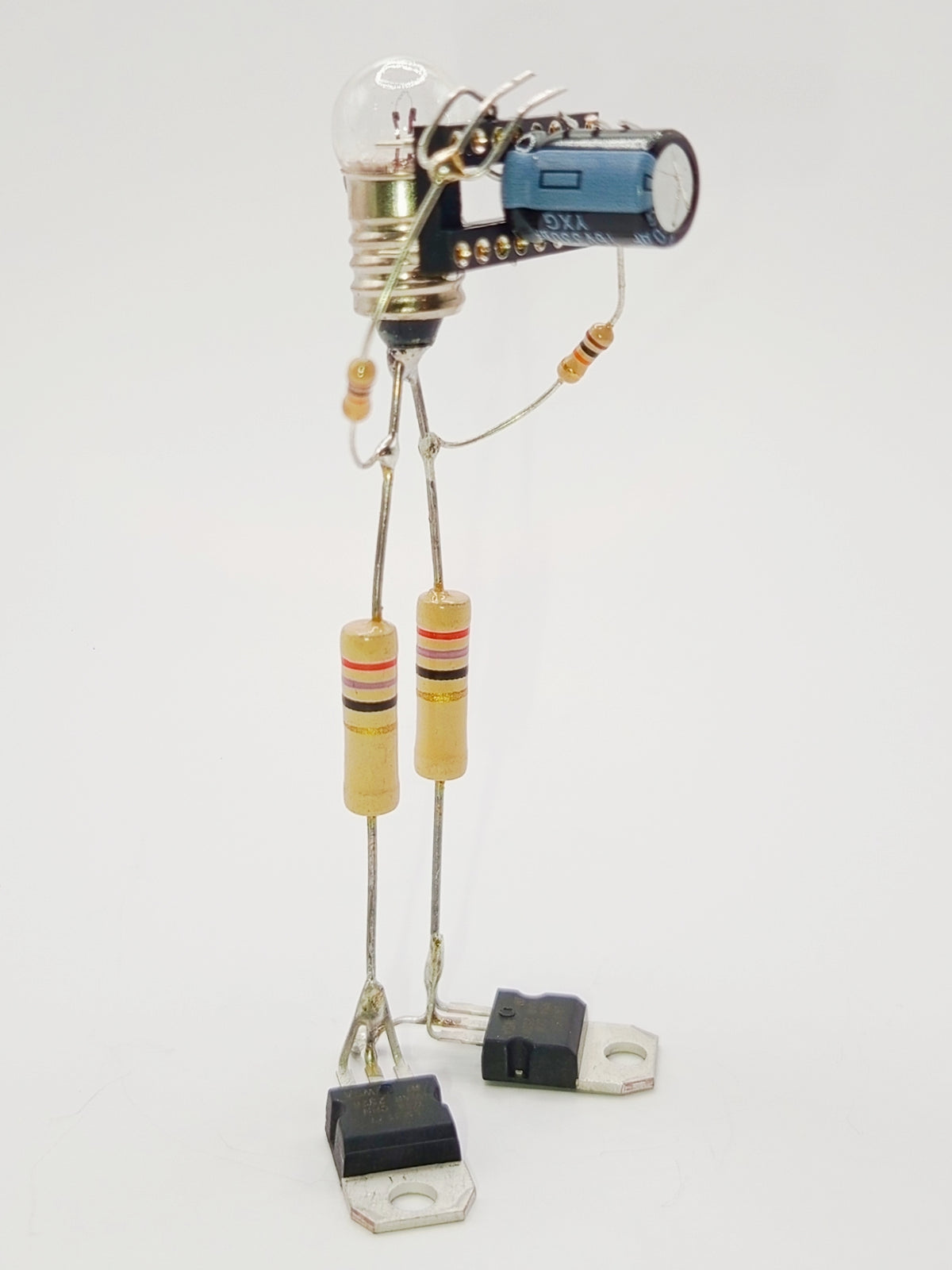 Sculpture électronique - Le photographe