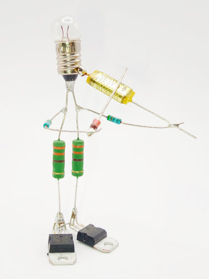 Sculpture électronique - Le violoniste