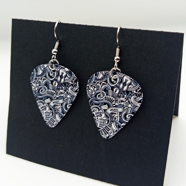 Boucles d'oreilles médiators - Dessin