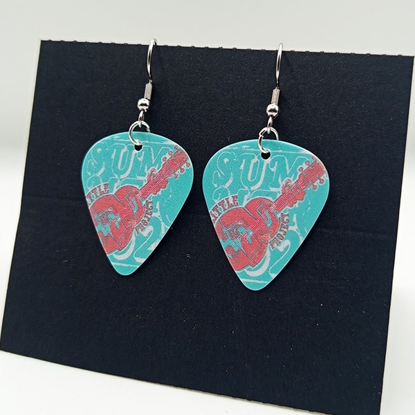 Boucles d'oreilles médiators - Guitare